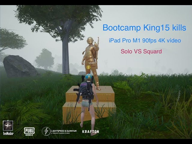 Solo vs Squad Bootcamp king ( iPad Pro M1) 4K Video