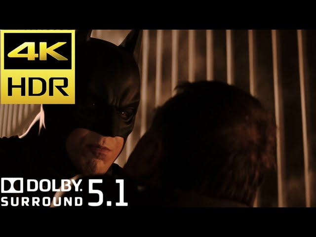 "I'm Batman Scene" | Batman Begins (2005) Movie Clip 4K HDR