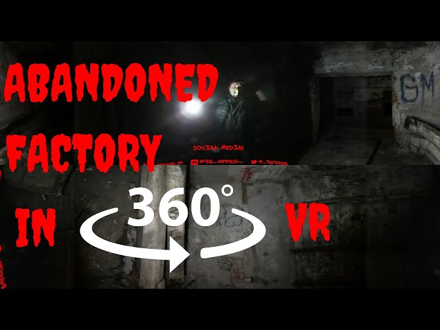 360 Interactive Exploration: Abandoned paper mill factory! still machines left behind from the 1800s