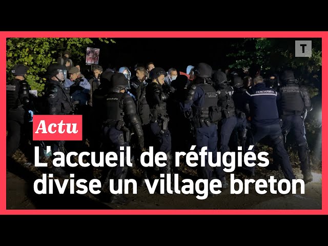 Une commune bretonne sous forte tension et divisée par l'accueil des réfugiés