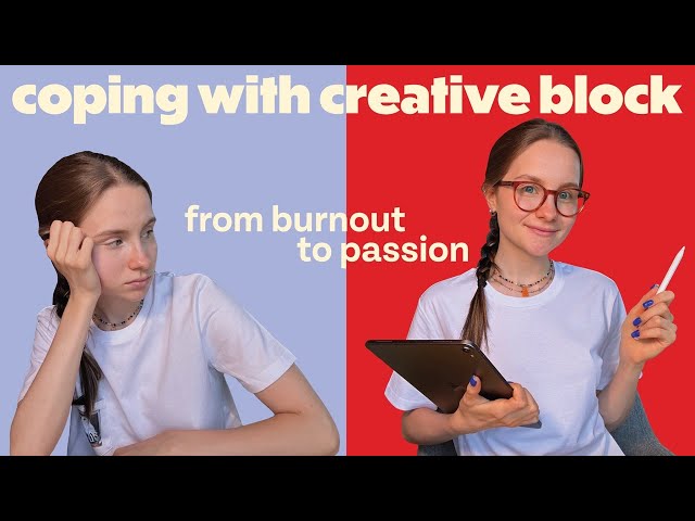 5 steps to overcome creative burnout | graphic design, motivation and advice