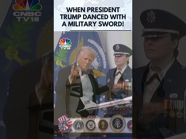 Trump Sword Dance: Video Of President Trump Dancing With A Sword At Inaugural Ball Goes Viral | N18G