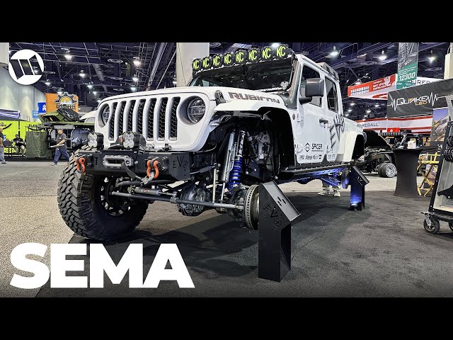 SEMA 2022 Jeep Wrangler and Gladiator Truck New Parts and Accessories at the Show DAY 1