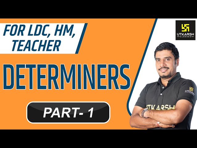 English || Determiners || Part-1 || By Lal Singh Kaviya