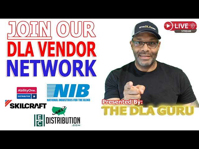 🎯DLA Vendor Network (DVN) Live Webinar Series | DIBBS | Government Contracting