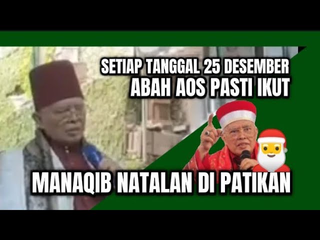 SETIAP TANGGAL 25 DESEMBER ABAH AOS PASTI IKUT MANAQIB NATALAN DI PATIKAN 