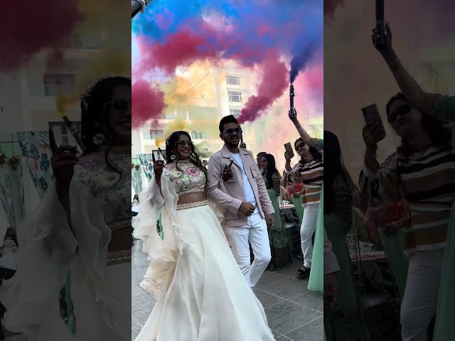 Smoke Bomb Entry | Gun Pyros | Haldi Celebrations