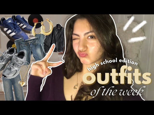 OUTFIT INSPO 🦢 || what I WEAR in a week for winter days as a ~sophomore~ in HIGH SCHOOL edition