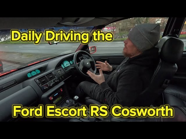 Commuting to work in a Ford Escort RS Cosworth, plus daily vlog! Busy studio