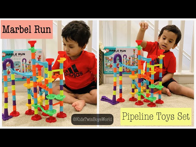 Marble Run Pipeline Toys Set | Toy Unboxing Fun #marble #marbelrun #kidstoys #toysunboxing