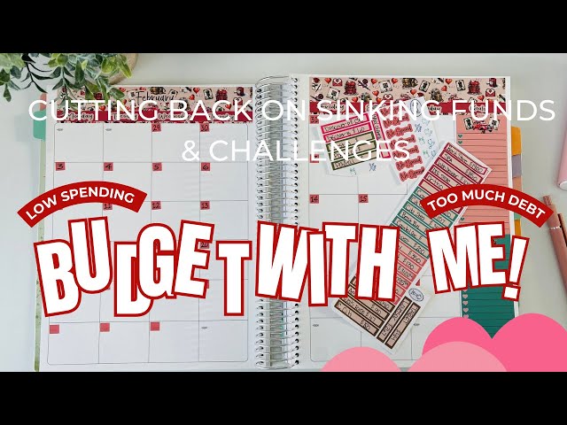 Budget With Me: Adjusting Our Finances for a Debt-Free Future| February Week #1| cutting back ❤️💰