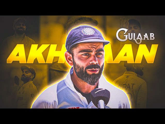 🔴 Akhiyaan Gulaab x Virat Kohli 🌹 • Beat Sync • Virat Kohli Status