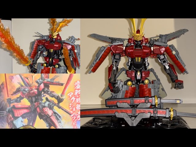 Toyseasy hobby Teresa JS 04 Blaze Envoy showcase. Incredible masterpiece scale samurai battleship