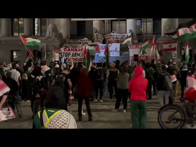 CHOQUANT : des manifestants pro-Hamas crient « DEATH TO CANADA » à Vancouver!