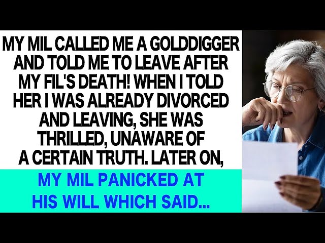 My MIL Called Me a Golddigger & Told Me to Leave! But She Panicked Upon Learning I Had Rights t