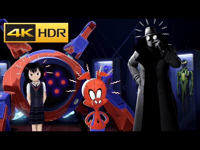 Spider-People Entry Scene | Into the Spider-Verse | 4K HDR