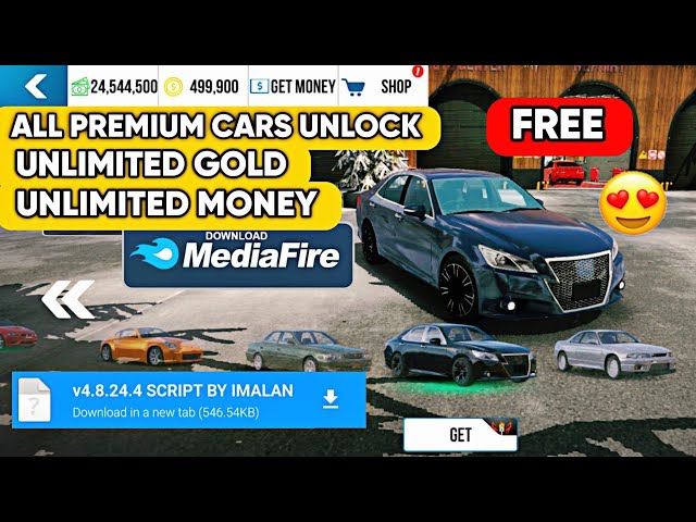 PREMIUM CARS UNLOCK SCRIPT GG CAR PARKING MULTIPLAYER V4.8.24.4 2025 NEW UPDATE (UNLIMITED COIN)