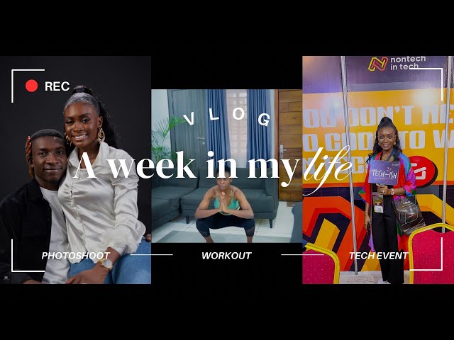 VLOG: A WEEK IN MY LIFE | ANNIVERSARY SHOOT | COME WITH ME TO A TECH EVENT