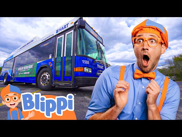 Ride a Bus with Blippi! | Fun Explore | Learning For Children | Fun Educational Videos For Kids