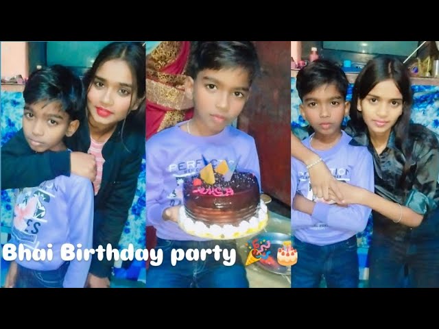 Bhai ka birthday party 🥳 celebration in chote chote bache🎂 Khub dance bhi Kiya 💃