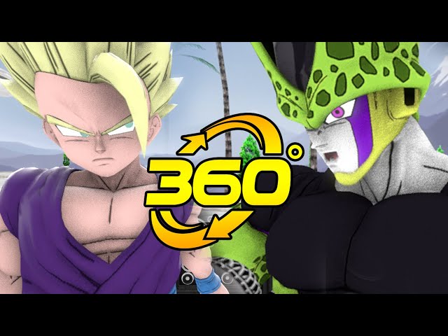 360° CELL v TEEN GOHAN RAP BATTLE | Dragon Ball Funny Moments