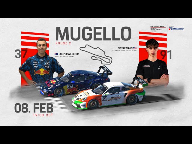 Porsche TAG Heuer Esports All-Stars & Supercup | Round 2 | Autodromo Internazionale del Mugello