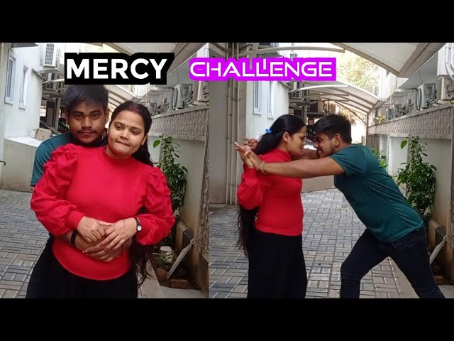 MERCY CHALLENGE Husband VS Wife😜 #couple #lovemarriage #mercy