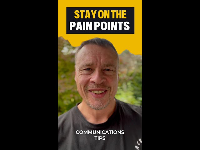 🚫 Stay on the Pain Points — Most communication strategies never stand a chance to succeed! 🎯