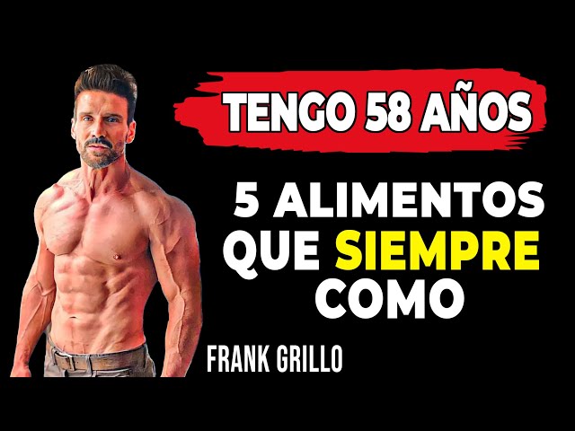 Frank Grillo 58 años | todavía parece de 25 🔥 COMO 5 ALIMENTOS y no envejezco!