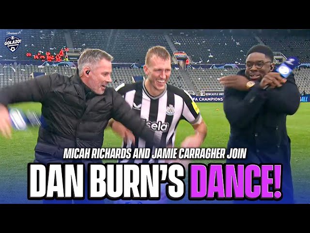 Dan Burn makes Carragher and Micah DANCE after Newcastle win! 🕺😆 | CBS Sports Golazo | UCL Today