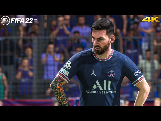 FIFA 22 - PSG vs Barcelona - UEFA Champions League - PS5™ 4K Gameplay