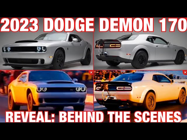 👹2023 DODGE DEMON 170 “REVEAL: BEHIND THE SCENES”👹From a Ral Hellcat Perspective 😎👍👹