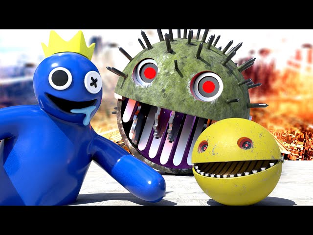 Pacman, Chain Chomp, and Rolling Robot Battle Through the Ultimate Labyrinth Challenge