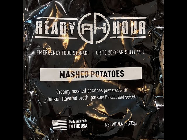 My Patriot Supply-Ready Hour Taste Test-Mashed Potatoes