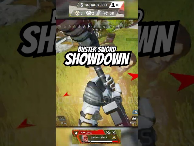 Welcome to the Apex Legends Buster Sword Showdown #apex #shorts