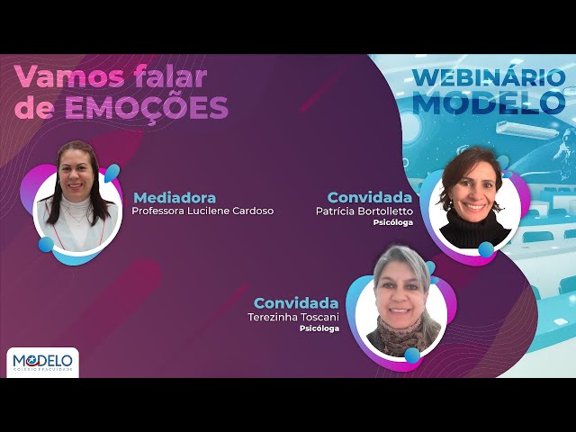 VAMOS FALAR DE EMOÇÕES? | Webinário Modelo