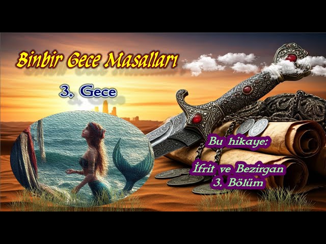 3.Gece |1001 Gece Masalları | Binbir Gece | İfrit ve Bezirgan  Hikayesi - Bölüm-3 (Her Çarşamba)