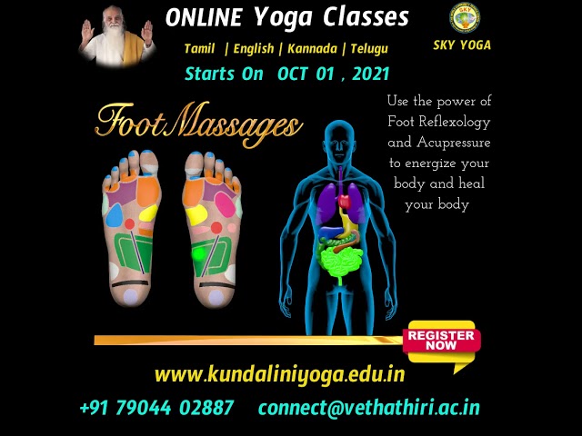 Foot Massages || Starts on October 01st, 2021 #skyyogaonline #kayakalpayoga