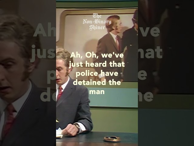 Newsreader Arrested Describing a Robbery Suspect | Monty Python's Flying Circus #montypython