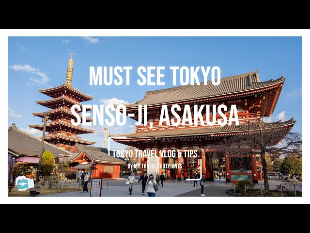 Senso-ji Temple | Asakusa | Japan | Best Japan Tour Tokyo Places|  4K Vlog