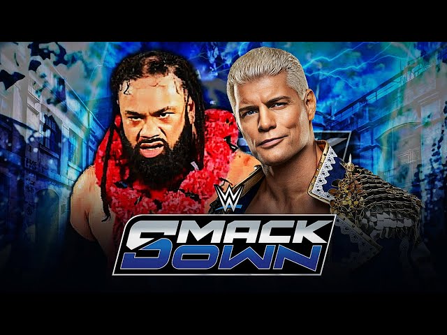 Cody Rhodes vs Jacob Fatu WWE SmackDown Full Match : WWE SMACKDOWN 2025 | WWE2K24 #wwe#2025