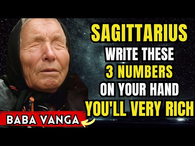 Sagittarius If you write these 3 NUMBERS on your HAND, you will ATTRACT WEALTH and SUCCESS in 2025