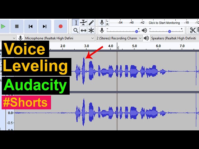 Make Sound Professional in Audacity - Sound Leveling in Audacity #Shorts