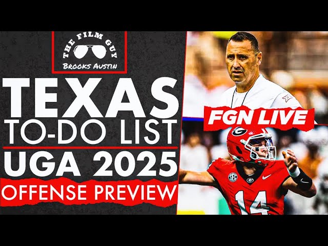 FGN Live: Texas Longhorns To-Do List | What Georgia's Offense Will Look Like in 2025