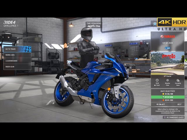 RIDE 4 | Weekly Challenge 1 | Yamaha YZF-R1 2020 (PS5)