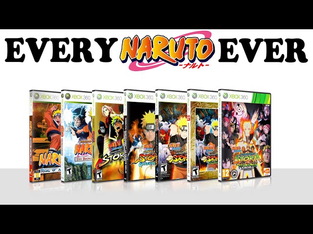 Unboxing Naruto + Gameplay | 2007-2014 Evolution | XBOX 360 | Naruto Games for Xbox 360