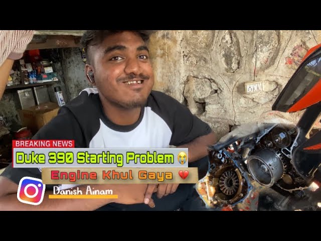 Duke 390 Bs4 Starting Problem 😭😭💔… ( danish ainam ) #vlog