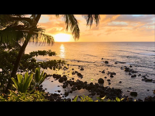 5 Min Meditation: Kauai Sunset - Silent ASMR