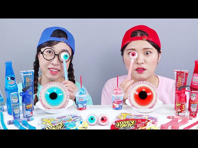 Red Jelly VS Blue Jelly Challenge DONA