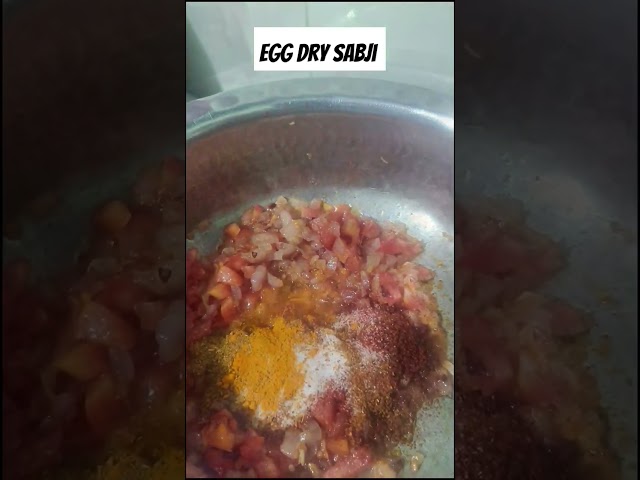 Egg 🥚 dry sabji #aleenafoodrecipes #cooking #tasty #shorts #youtube #recipe